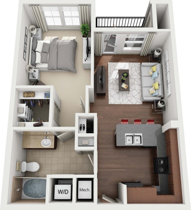 Unit 1192 floor plan